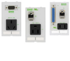 Combinaciones entre toma corrientes y datos