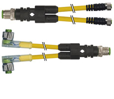 Patchcord Y M12 - M8