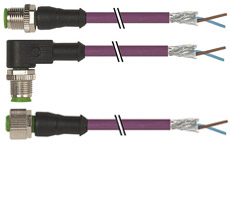 Extremo con cables abiertos (Profibus)