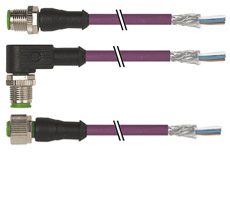 Extremo con cables abiertos (Interbus)